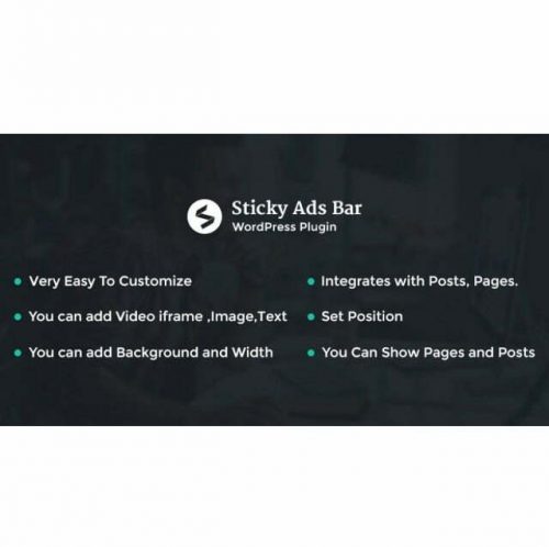 Sticky Ads Bar - Wordpress Plugin